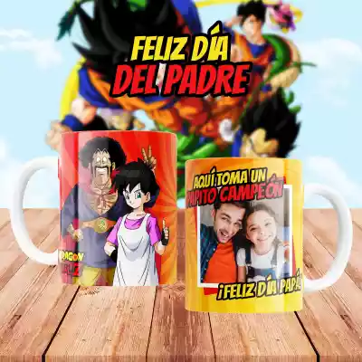 vectores plantilas PAPá,FESTEJO,FESTIVIDAD,CARICATURA,SUPERHéROE,DRAGON BALL,MARCO FOTO,ANIME,